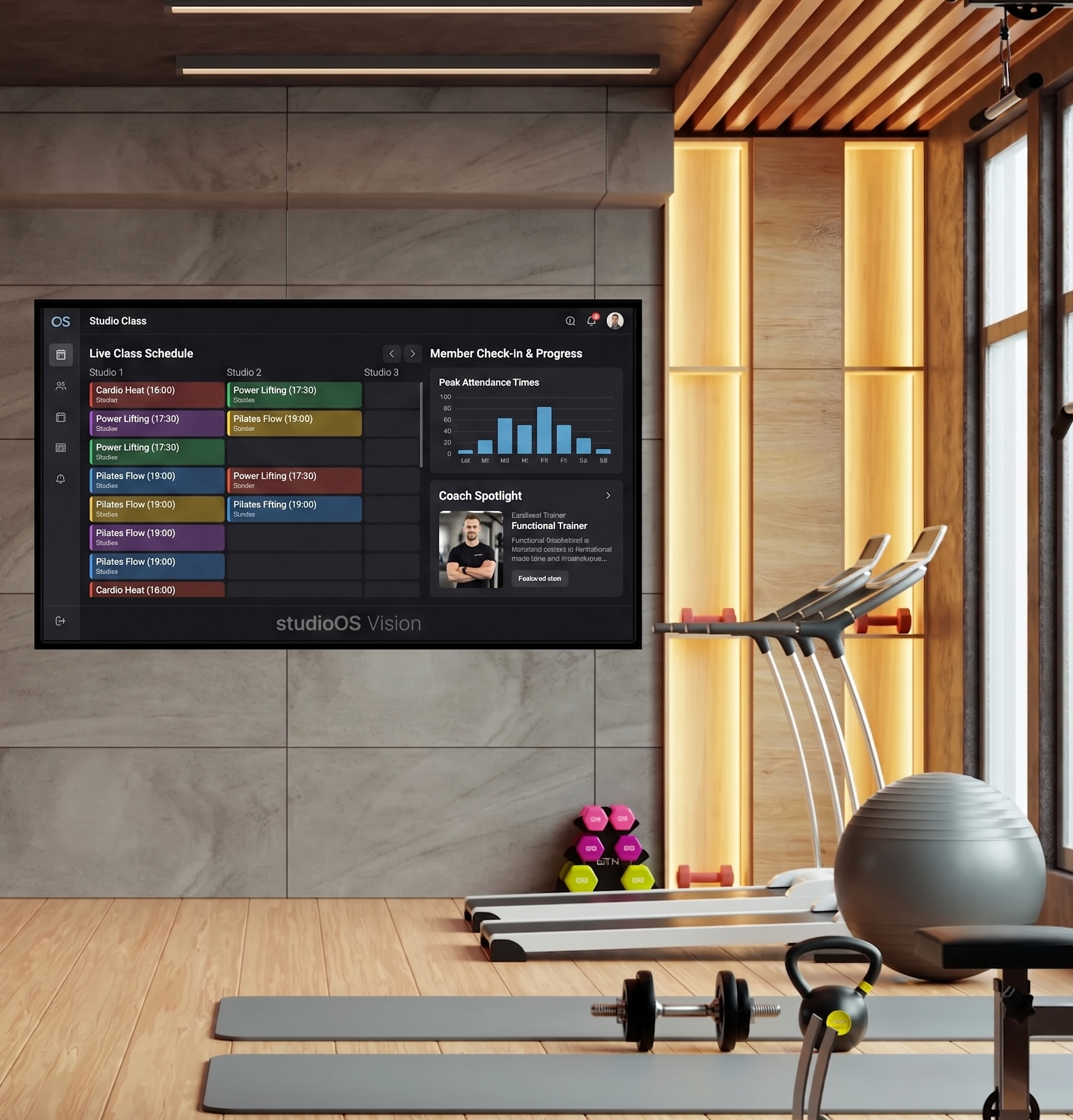 aelixirOS Vision – Inhalte auf dem Bildschirm